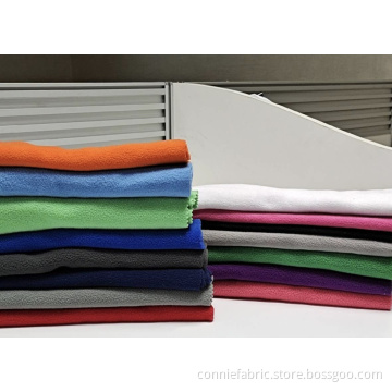 100% Polyester Polar Fleece Dyed Fabric DTY 100d/144f